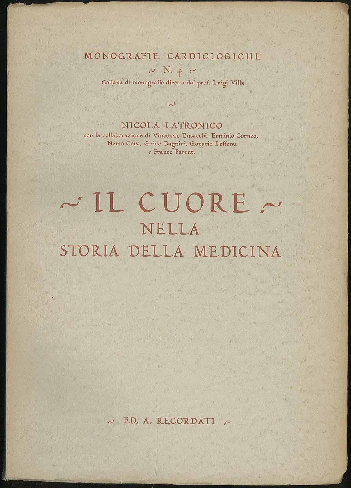 Il cuore nella storia della medicina