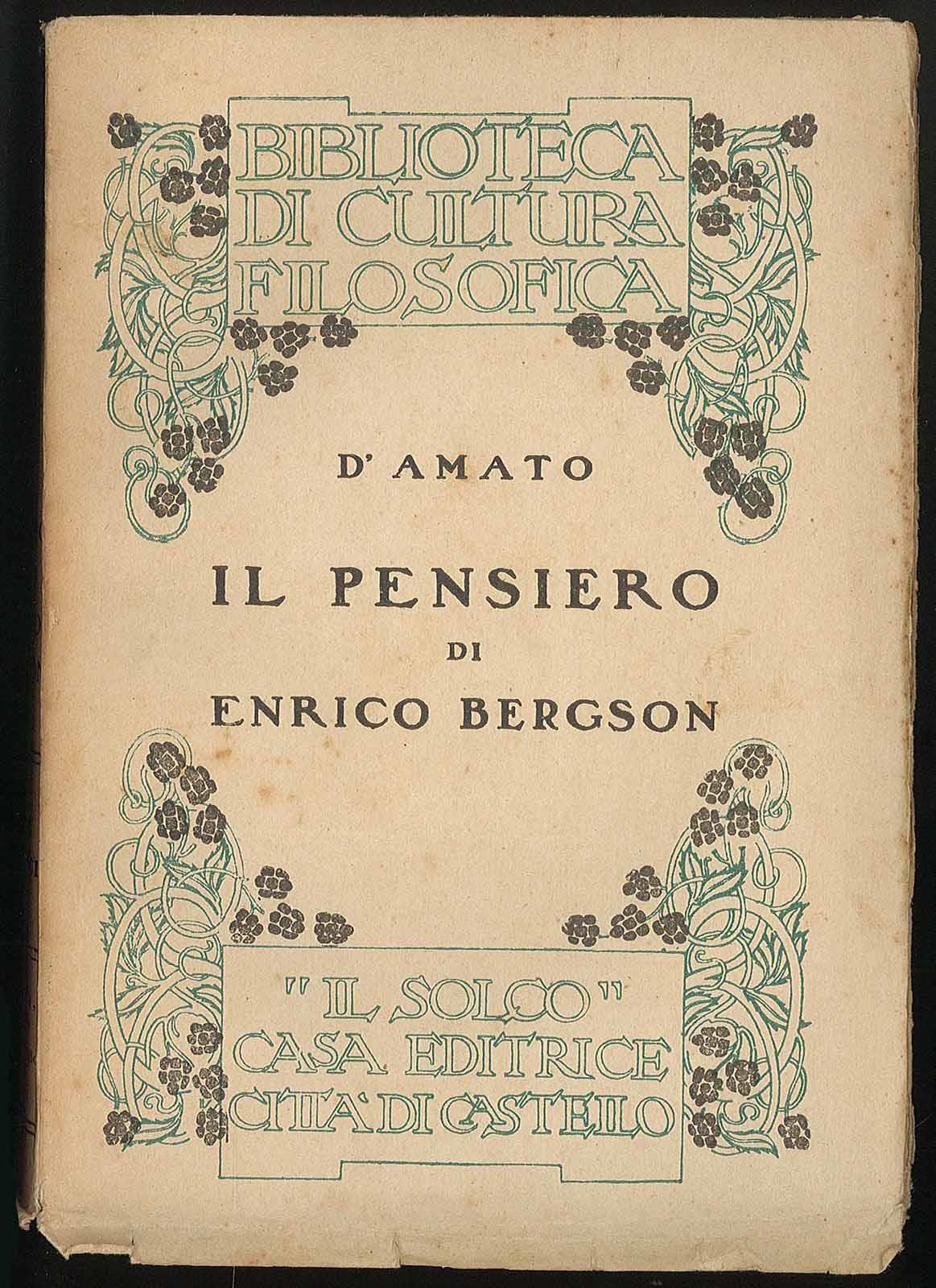 Il pensiero di Enrico Bergson