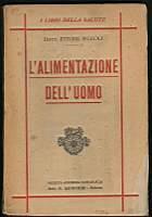 L' alimentazione dell'uomo - Ettore Piccoli - copertina