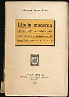 L' Italia moderna (1750-1928) - Pietro Orsi - copertina