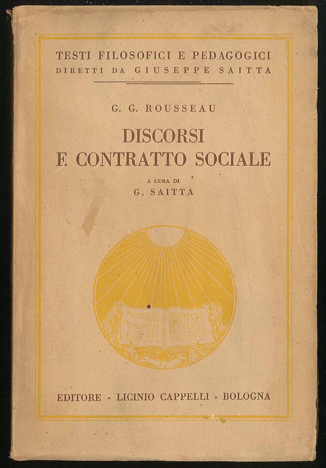 Discorsi e contratto sociale