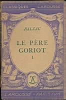 Le pere goriot I - Honoré de Balzac - copertina