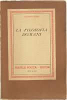 La Filosofia Domani - Augusto Guzzo - copertina
