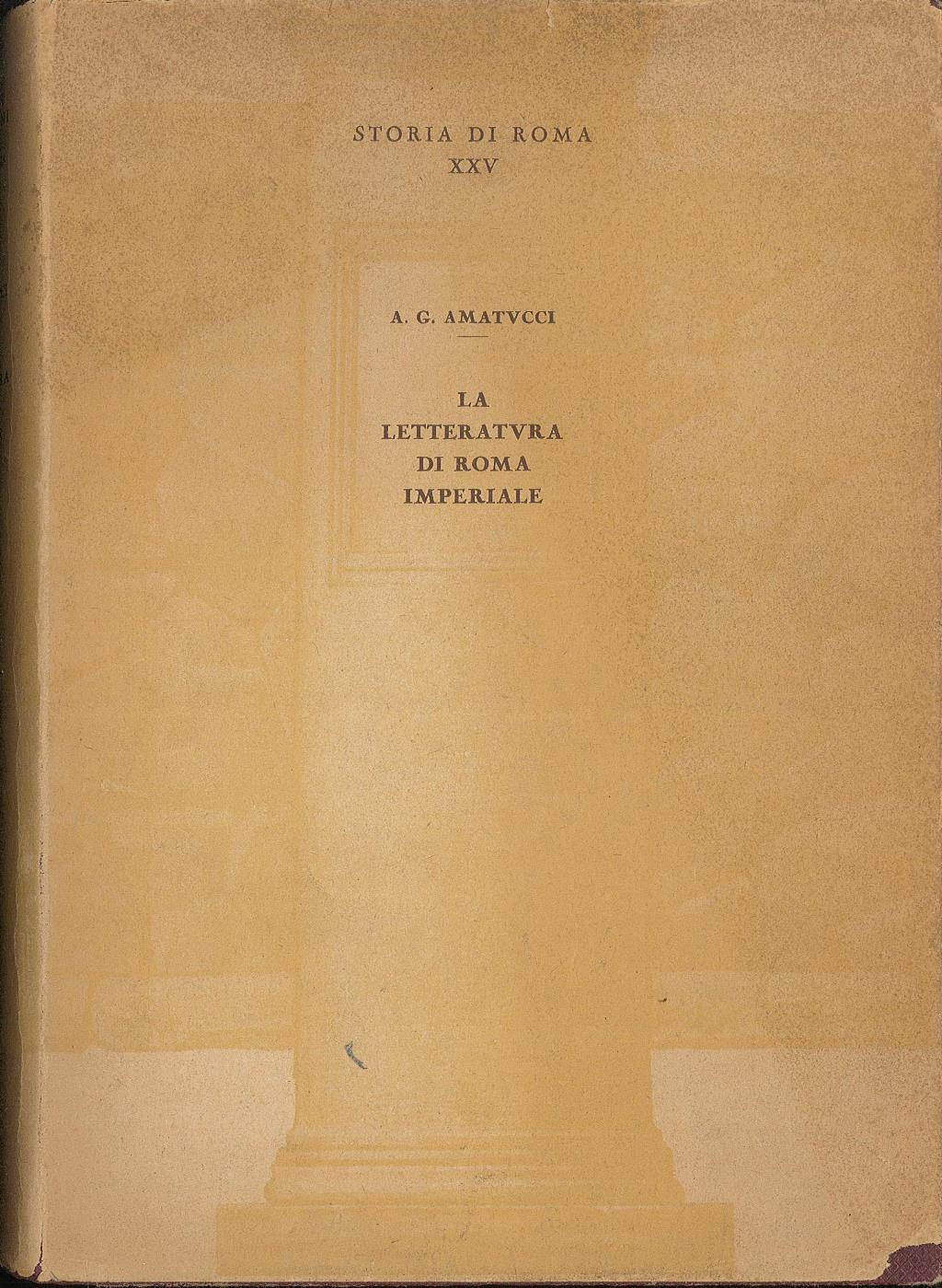 La letteratura di Roma imperiale