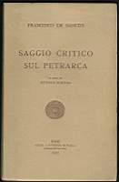 Saggio critico sul Petrarca