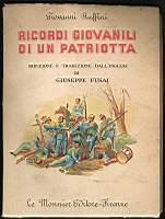 Ricordi giovanili di un patriotta - Giovanni Ruffini - copertina
