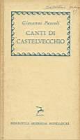 Canti di Castelvecchio - Giovanni Pascoli - copertina