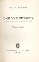 Il circolo Pickwick - Charles Dickens - copertina
