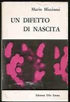 Un difetto di nascita - Mario Miccinesi - copertina