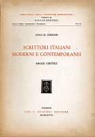 Scrittori italiani moderni e contemporanei - Luigi M. Personé - copertina
