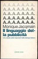 Il linguaggio della pubblicità Uno studio sulle inserzioni nella stampa italiana