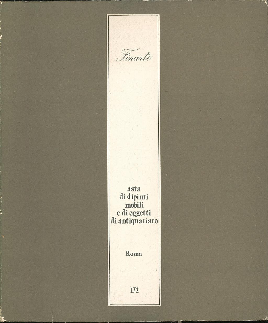 Asta di dipinti mobili e di oggetti di antiquariato 172