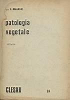 Patologia vegetale - Elio Baldacci - copertina