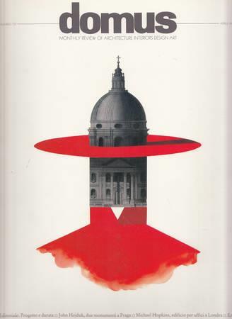 Domus. 737. Aprile 1992 - copertina