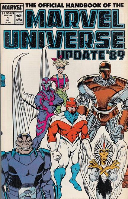 Marvel Universe N.1 Update '89 - copertina