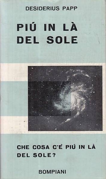 Più in Là del Sole - Desiderius Papp - copertina