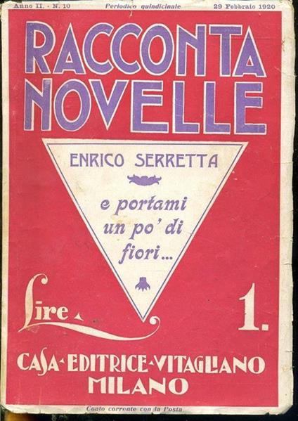 Racconta Novelle Anno Ii N.10 - Enrico Serretta - copertina