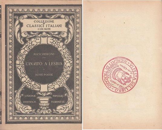 L' Invito a Lesbia Collezione Classici - Lorenzo Mascheroni - copertina