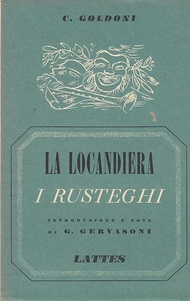 La Locandiera I Rusteghi - Carlo Goldoni - copertina