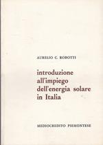 Introduzione All'Impiego Dell'Energia Solare In Italia