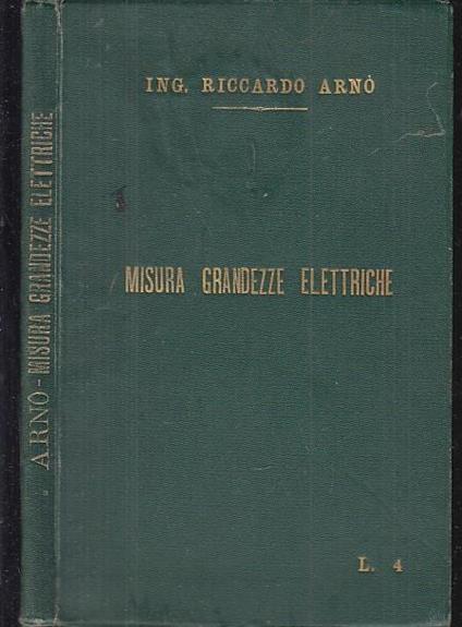Misura Grandezze Elettriche - copertina