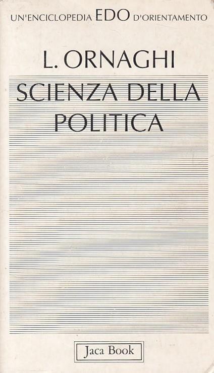Scienza Della Politica - copertina