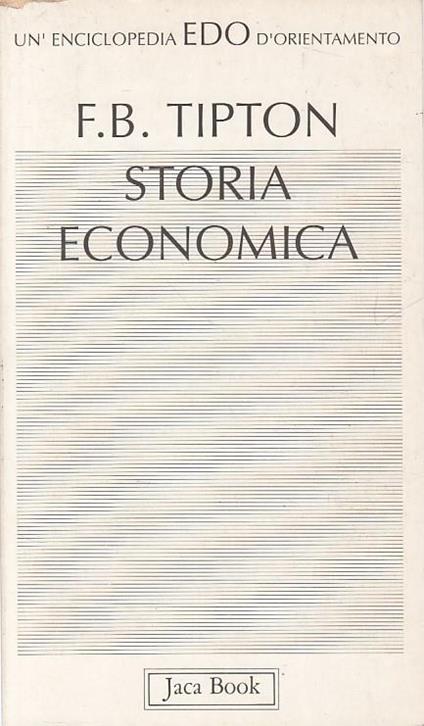 Storia Economica - copertina