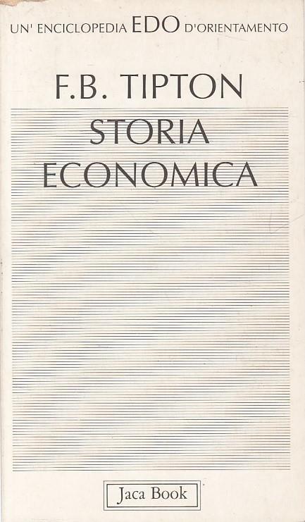 Storia Economica - copertina