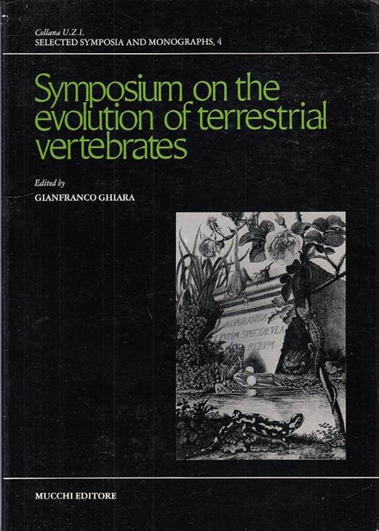 Symposium on the evolution of terrestrial vertebrates - copertina