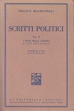 Scritti Politici Vol.Ii Arte Guerra- Machiavelli- Barion