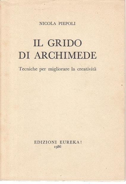 Il Grido Di Archimede - Nicola Pierpoli - copertina