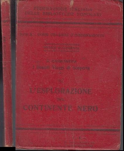 L' Esplorazione Del Continente Nero - copertina