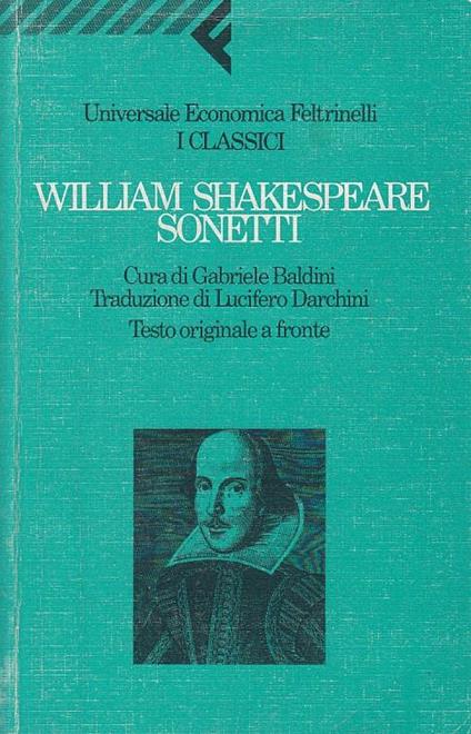 Sonetti Testo A Fronte - William Shakespeare - copertina