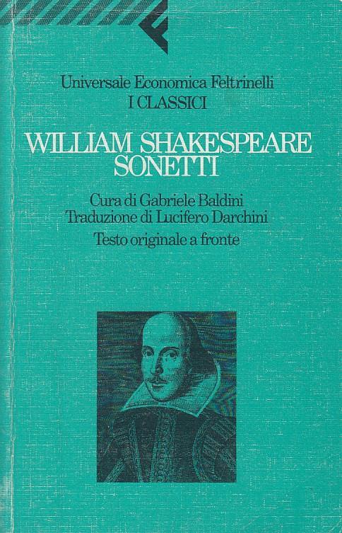 Sonetti Testo A Fronte - William Shakespeare - copertina