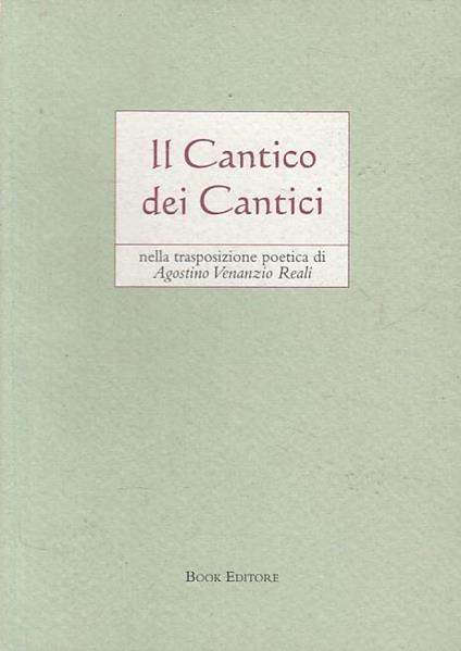 Il Cantico Dei Cantici - copertina