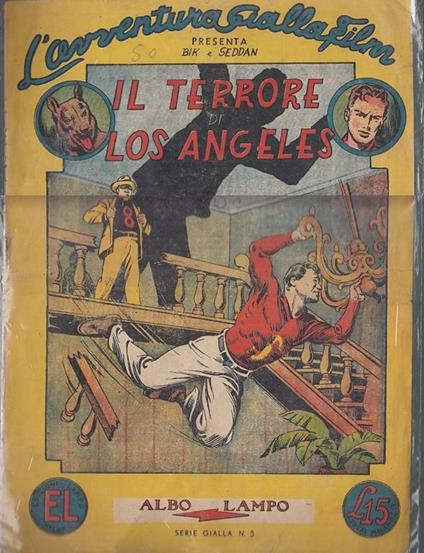 L' Avventura Gialla Film Albo Lampo Serie Gialla N.9 - copertina