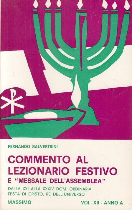 Commento Al Lezionario Festivo - Fernando Salvestrini - copertina