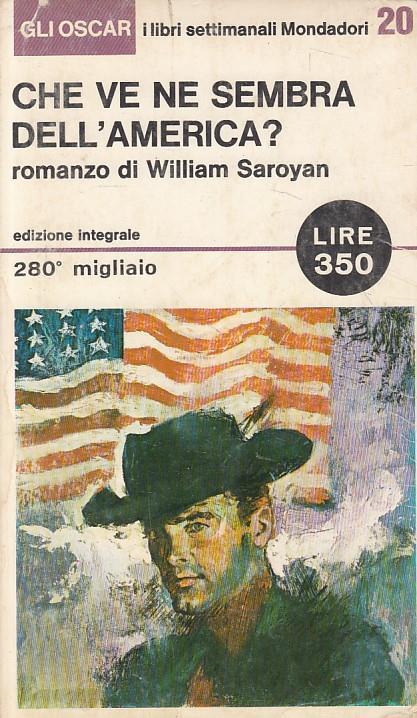 Che ve ne sembra dell'America? - William Saroyan - copertina