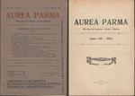 Rivista Aurea Parma Fascicoli I/Vi Annata Completa Indici
