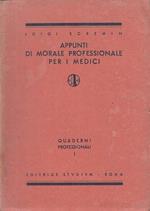 Appunti Di Morale Professionale Per I Medici