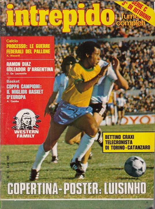 Intrepido N.7 Luisinho Brasile - copertina