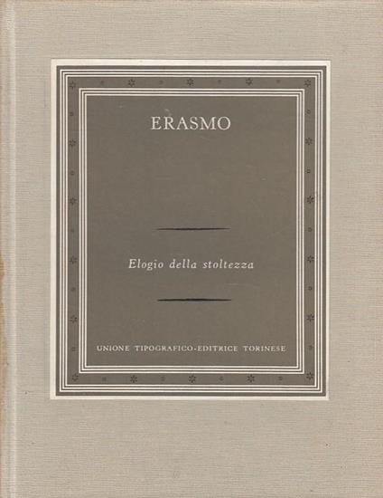 Elogio Della Stoltezza - Erasmo da Rotterdam - copertina