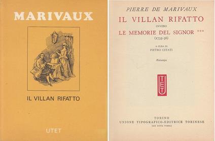 Il Villan Rifatto - Pierre de Marivaux - copertina
