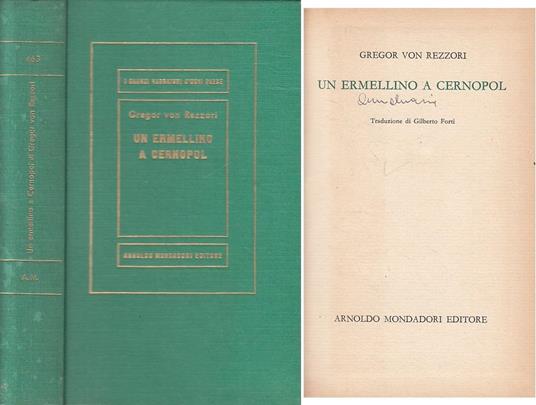 Un Ermellino A Cernopol - Rezzori - Mondadori - Medusa  - Gregor von Rezzori - copertina