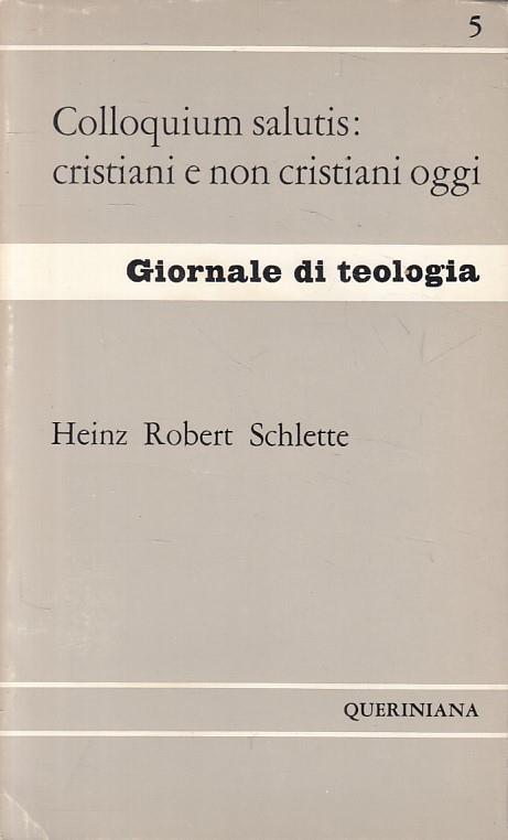 Giornale Di Teologia N.5 - Schlette - Queriniana - copertina