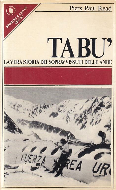 Tabù Vera Storia Sopravvissuti Ande - Read - Sperling - Herbert Read - copertina
