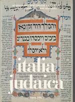 Italia Judaica Atti I Convegno Internazionale Bari 1981
