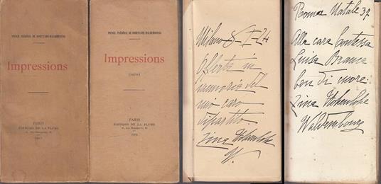 Impressions Suite 2 Volumi Autografo - copertina