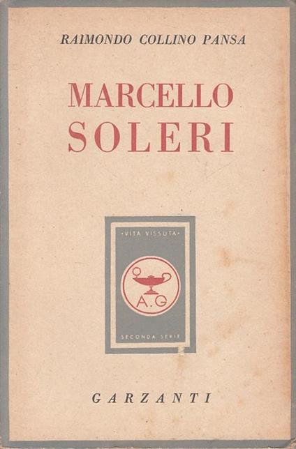 Marcello Soleri - Raimondo Collino Pansa - copertina