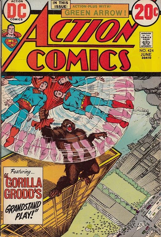 Action Comics N.424 In Lingua Inglese - copertina